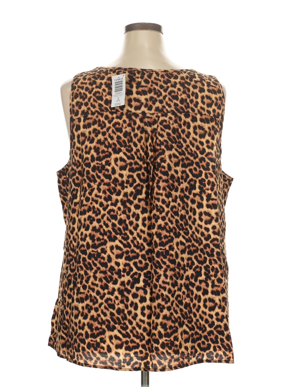 NWT Torrid On The Prowl Leopard Print Scoop Neck Tank Top Size 3 3X - Picture 3 of 7